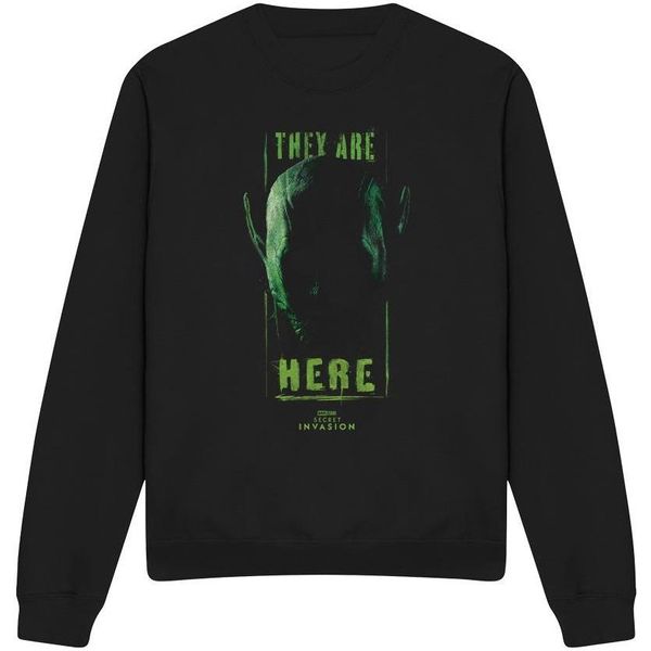 Marvel - Felpa "Secret Invasion"" Per Uomo/Donna Unisex TV3693 (Xxl) (Nero)"-image
