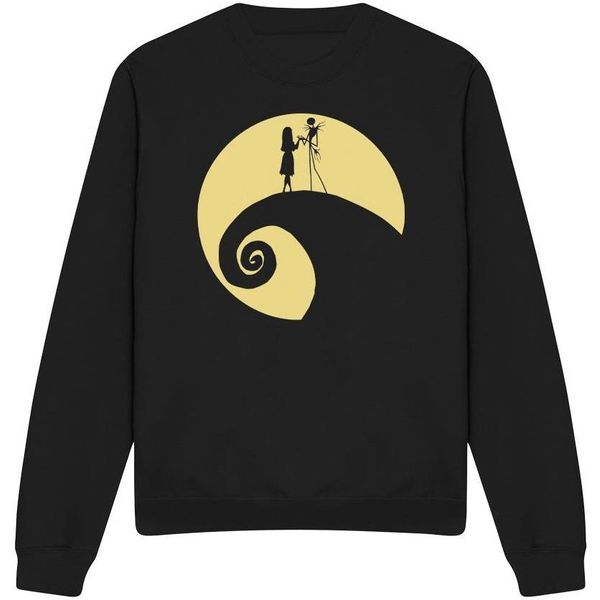 The Nightmare Before Christmas - Felpa Per Bambini/Ragazzi Unisex TV3707 (M) (Schwarz)-image