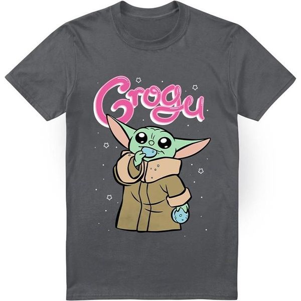 Star Wars: The Mandalorian - T-Shirt Da Uomo TV3717 (M) (Charcoal)-image