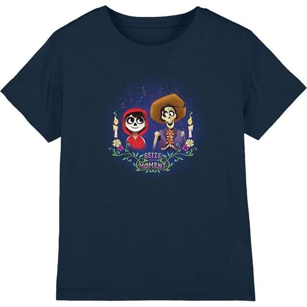 Coco - Maglietta "Seize Your Moment"" Per Bambini TV3720 (128) (Blu Navy)"-image