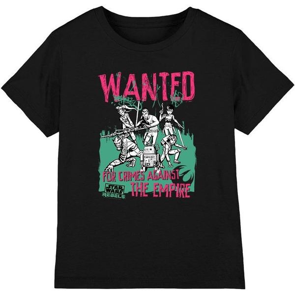 Star Wars - Maglietta "Wanted Rebels"" Per Bambini TV3731 (116) (Nero)"-image