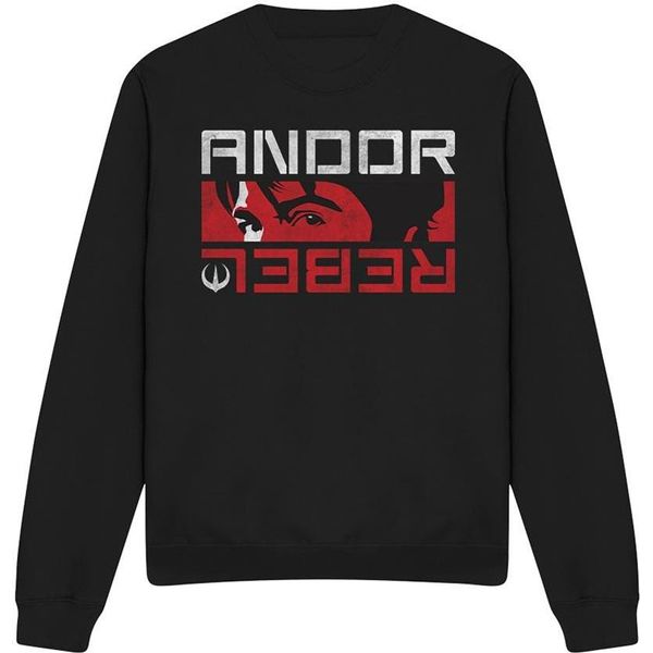 Star Wars - Felpa "Andor Rebel Spy"" Per Uomo/Donna Unisex TV3856 (L) (Nero)"-image
