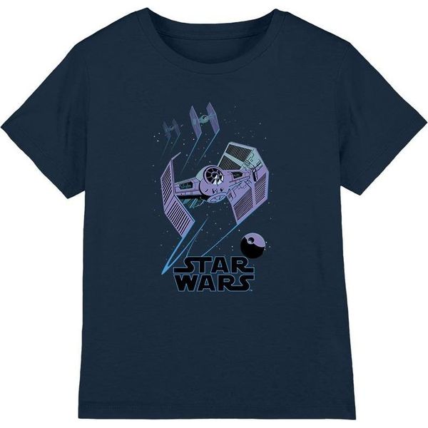 Star Wars - Maglietta "Death Star Defenders"" Per Bambini TV3913 (116) (Blu Navy)"-image