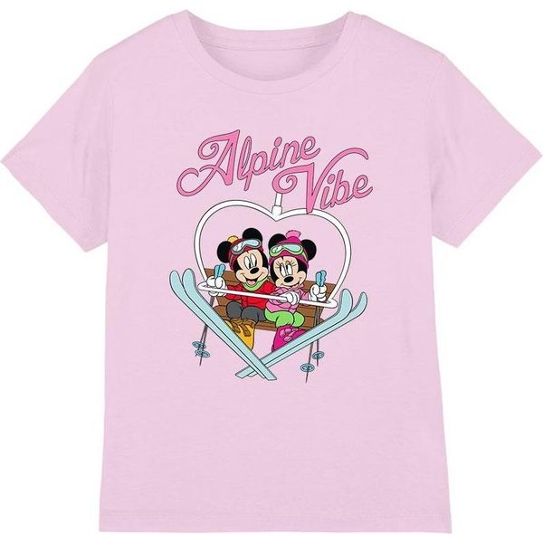 Disney - Maglietta "Alpine Vibes"" Per Bambini TV3970 (152-158) (Rosa)"-image