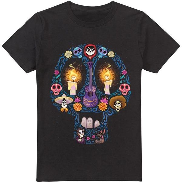 Coco - Maglietta "Day Of The Dead"" Da Uomo TV3976 (Xl) (Nero)"-image