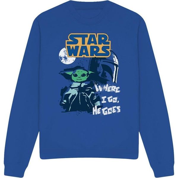 Star Wars - Felpa "Swipe"" Per Uomo/Donna Unisex TV4194 (M) (Blu Reale)"-image