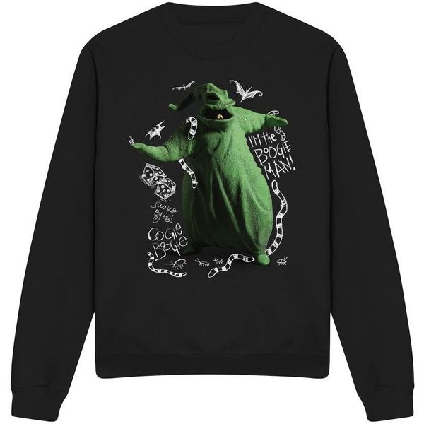The Nightmare Before Christmas - Felpa "I'm Oogie Boogie"" FüR Herren/Damen Unisex TV4241 (Xxl) (Schwarz)"-image