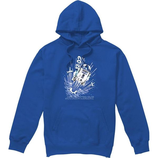 Star Wars - Maglia Con Cappuccio "Blast Off"" Da Uomo TV4444 (M) (Blu Reale)"-image