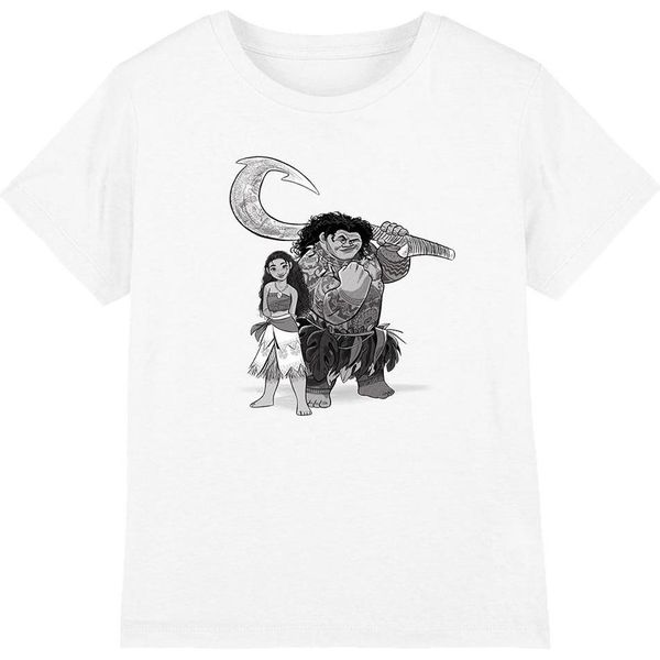 Moana - Maglietta Per Bambini TV4474 (152-158) (Bianco)-image