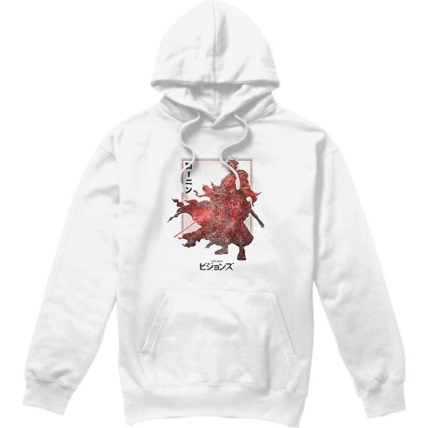 Star Wars - Felpa Con Cappuccio "Visions Ronin"" Da Uomo TV4457 (L) (Bianco)"-image