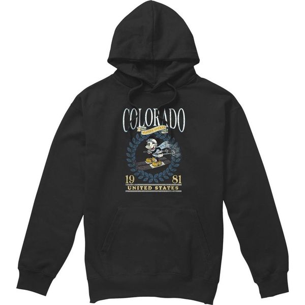 Disney - Felpa Con Cappuccio "Colorado Ski"" Da Uomo TV4536 (Xxl) (Nero)"-image
