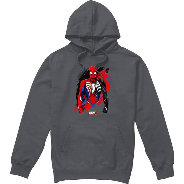 Spider-Man - Felpa Con Cappuccio "Symbiote"" Da Uomo TV4600 (M) (Charcoal)"-image