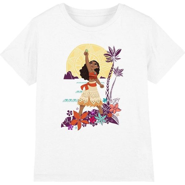 Moana - Maglietta Per Bambini TV4652 (116) (Bianco)-image