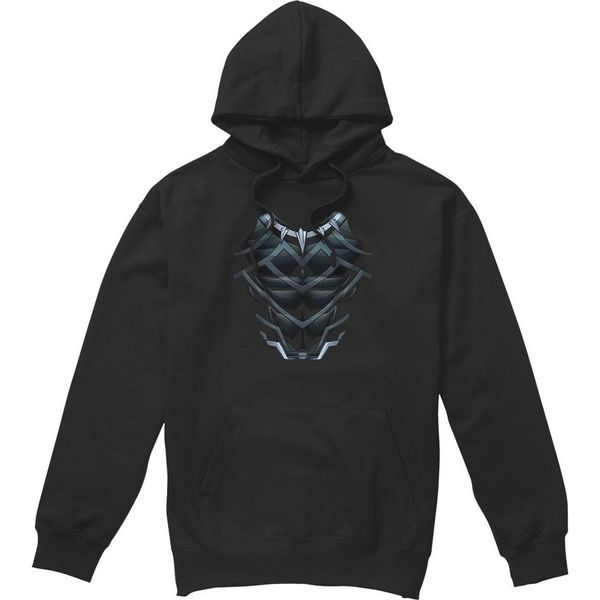 Black Panther - Felpa Con Cappuccio Da Uomo TV4690 (S) (Nero)-image