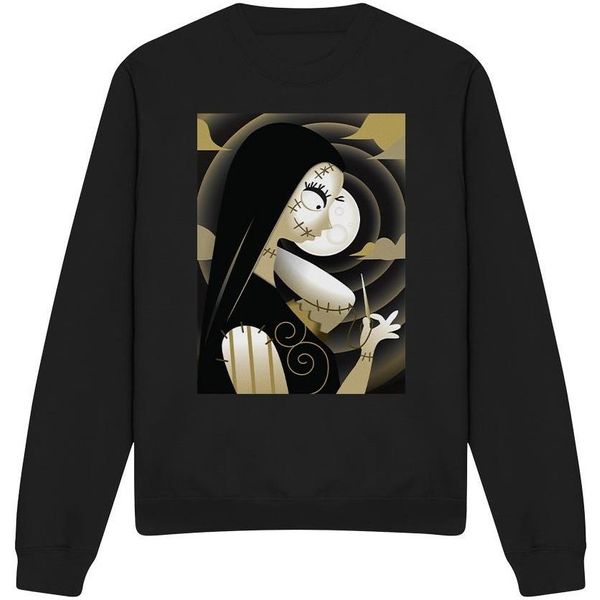 The Nightmare Before Christmas - Felpa Per Bambini/Ragazzi Unisex TV4843 (M) (Schwarz)-image