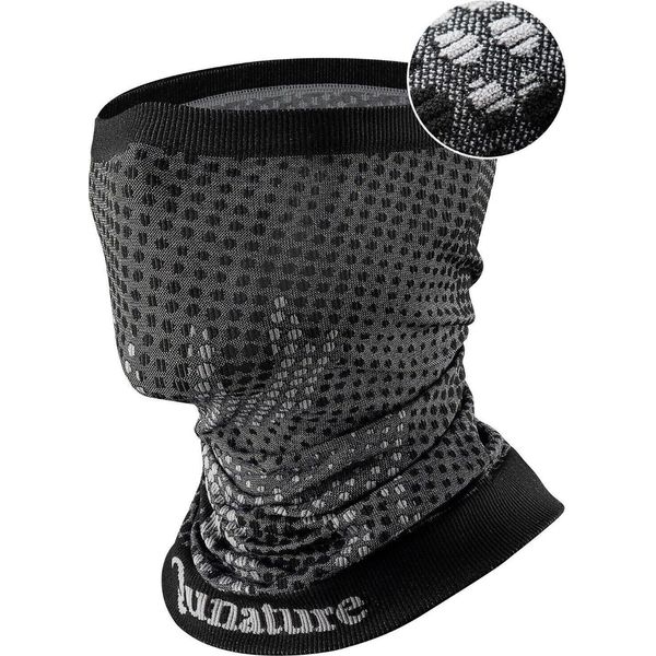 Qunature Sciarpa Multifunzionale Tubo Sciarpa All'aperto Maschera Moto Sciarpa Sport Scaldacollo Nero-image