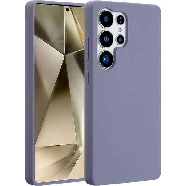 Samsung Galaxy S25 Ultra Sleeve - Silicone - Custodia/Copertura Morbida Accezz - Grigio-image