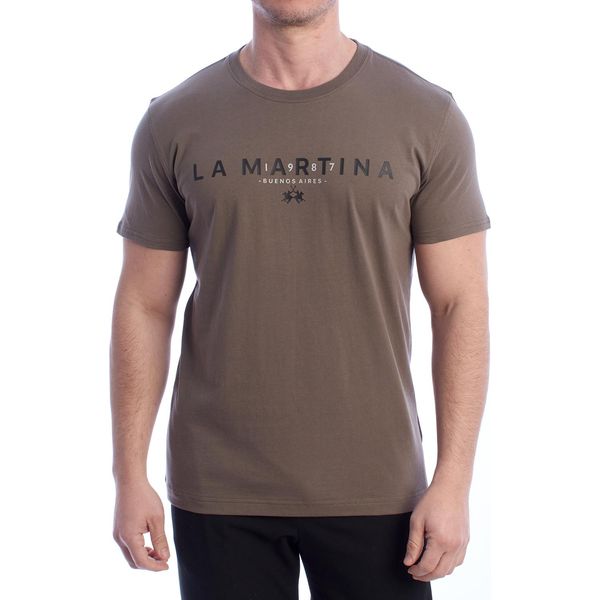 T-Shirt La Martina A Maniche Corte Con Vestibilità Regolare YMR005-JS206 Uomo-image