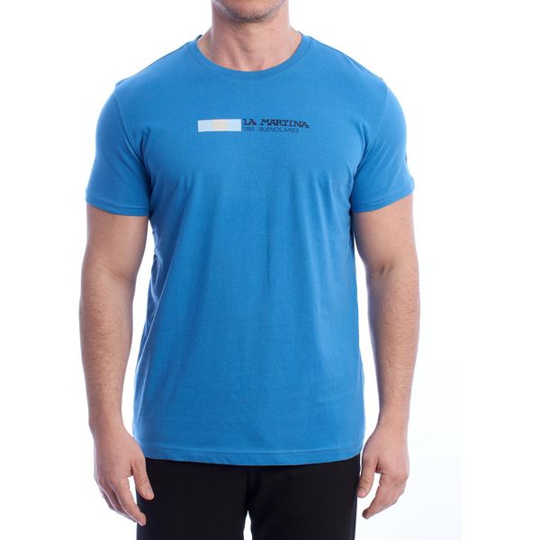 T-Shirt La Martina A Maniche Corte Con Vestibilità Regolare YMR314-JS206 Uomo-image