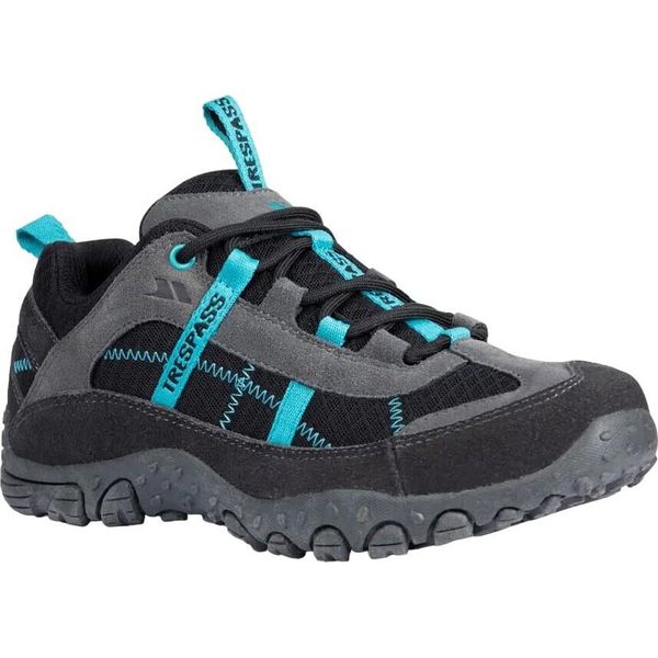 Trespass Fur Scarpe Da Trekking Da Donna TP154 (37 Eu) (Carbone/Blu-Verde)-image