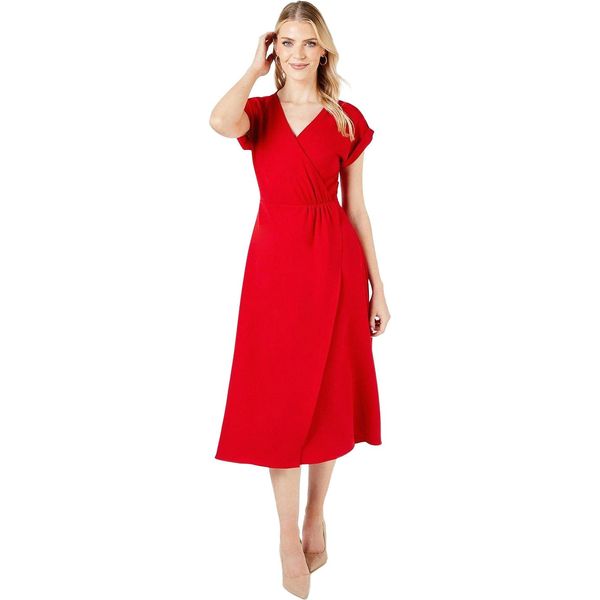 Principles - Abito A Portafoglio Per Donna DH7799 (42 It) (Rosso)-image