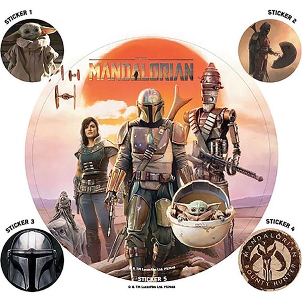 Star Wars: The Mandalorian - Adesivo "Legacy"" - Vinile TA13137 (Taglia Unica) (A Colori)"-image