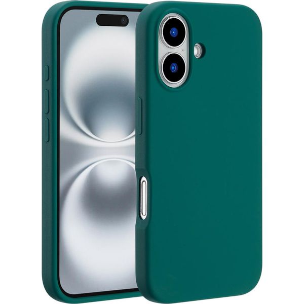 Cover Per Iphone 16 - Silicone - Custodia/Copertura Morbida Accezz - Verde-image