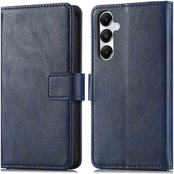 Custodia Per Cellulare Imoshion Per Samsung Galaxy A26 - Cover Flip A Libro - Blu Scuro-image