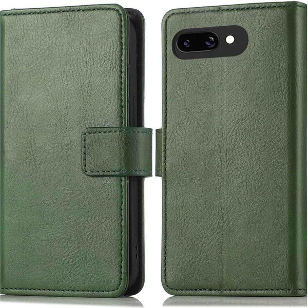 Custodia Imoshion Per Google Pixel 9A - Cover Flip A Libro - Verde-image