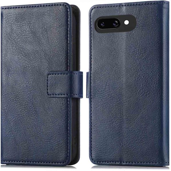 Custodia Imoshion Per Google Pixel 9A - Cover Flip A Libro - Blu Scuro-image