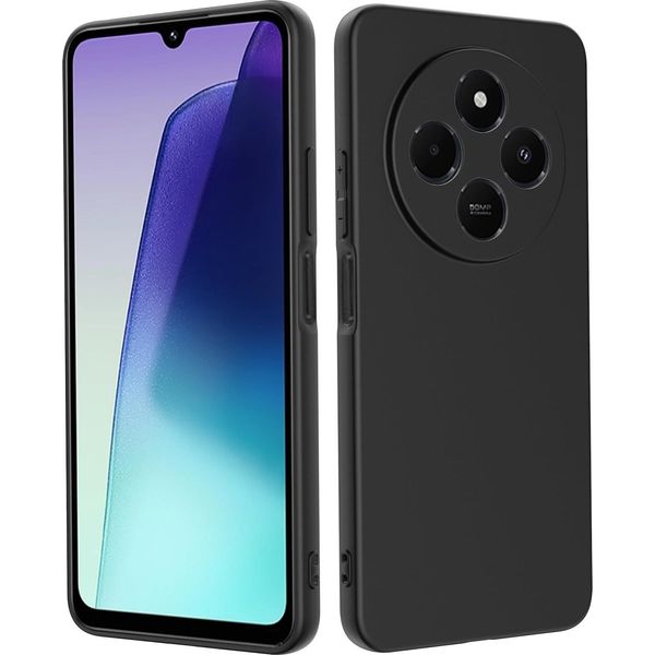 Per Xiaomi Redmi 14C Custodia Protettiva In Silicone Tpu Custodia Flessibile Sottile Nero-image