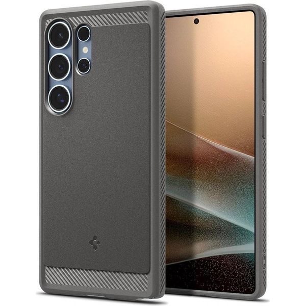 Spigen Rugged Armor Magsafe Samsung Galaxy S25 Ultra Marmor Grau-image