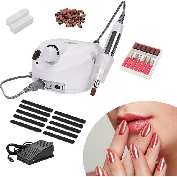 Clanmacy Taglierina Elettrica Per Unghie Pedicure Lima Per Unghie Fraser Set Per Manicure Smerigliatrice Per Unghie Taglierina Per Studio Unghie Design Per Unghie-image