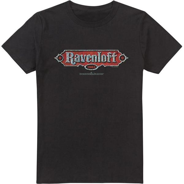 Dungeons & Dragons - Maglietta "Ravenloft"" Da Uomo TV5001 (4XL) (Nero)"-image