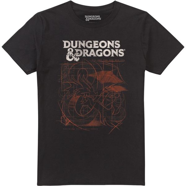 Dungeons & Dragons - Maglietta Da Uomo TV5003 (4XL) (Nero)-image