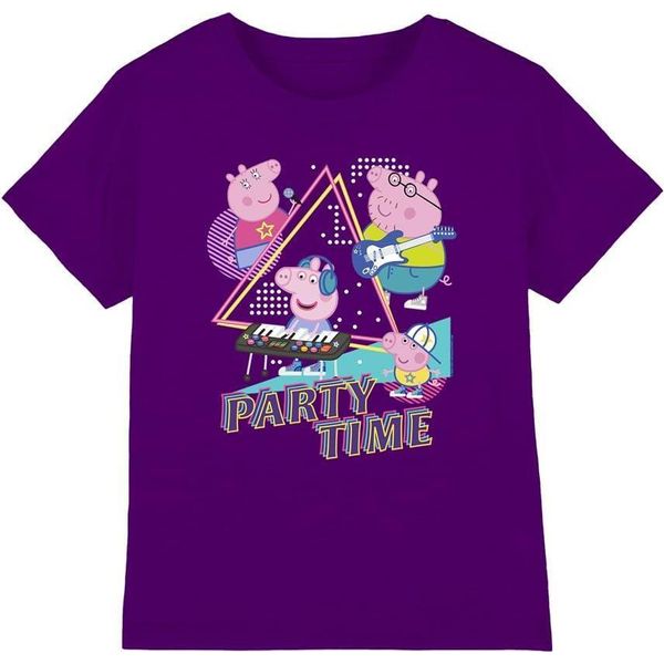 Peppa Pig - Maglietta "Party Time"" Per Bambini TV5146 (104) (Viola)"-image