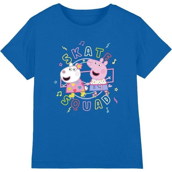 Peppa Pig - Maglietta "Skate Squad"" Per Bambini TV5162 (104) (Blu Reale)"-image