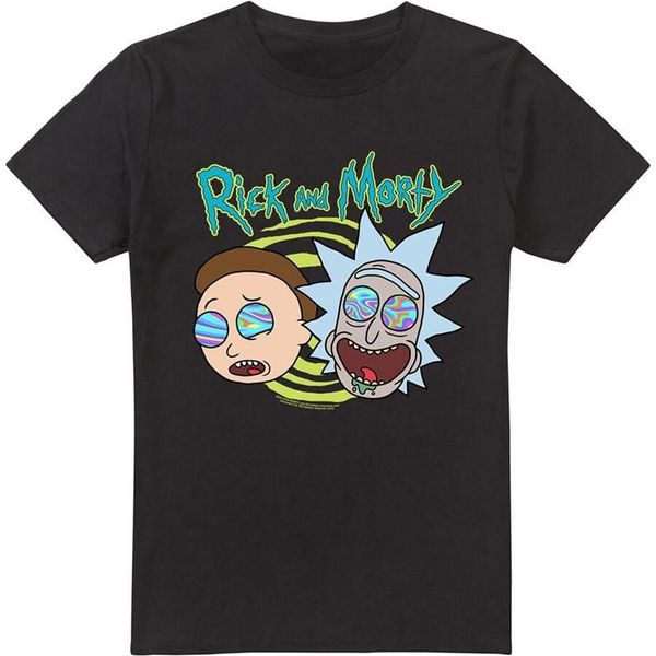 Rick And Morty - Maglietta "Blown Minds"" Da Uomo TV5164 (4XL) (Nero)"-image
