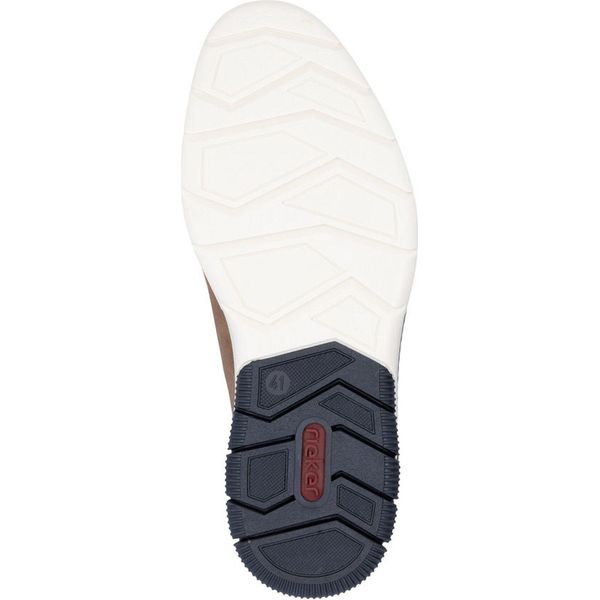Scarpa Rieker Da Uomo Con Elastico E Sottopiede In Pelle 14459, Misura:42 Eu, Colore:Marrone-image