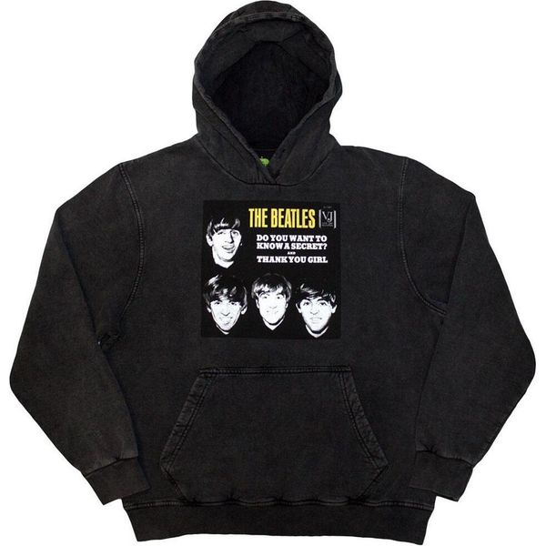 The Beatles - Pullover Con Cappuccio "Vj Secret Sleeve"" Per Uomo/Donna Unisex RO12911 (Xxl) (Antracite)"-image