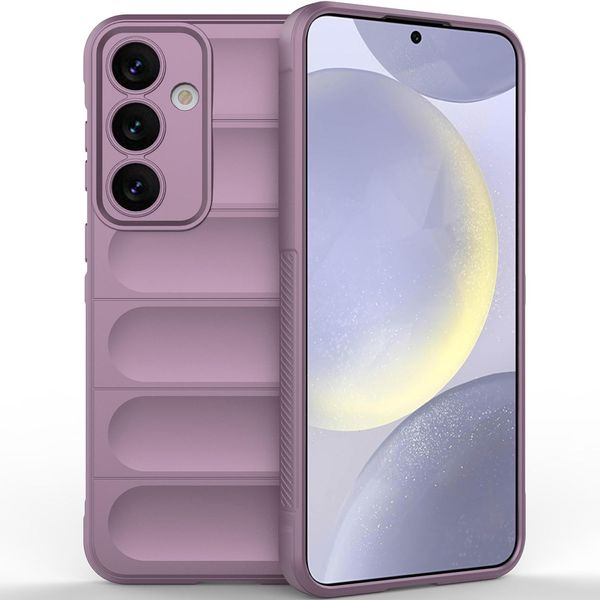 Custodia Per Samsung Galaxy S25 Custodia Protettiva In Silicone Tpu Morbido Antiurto Viola-image