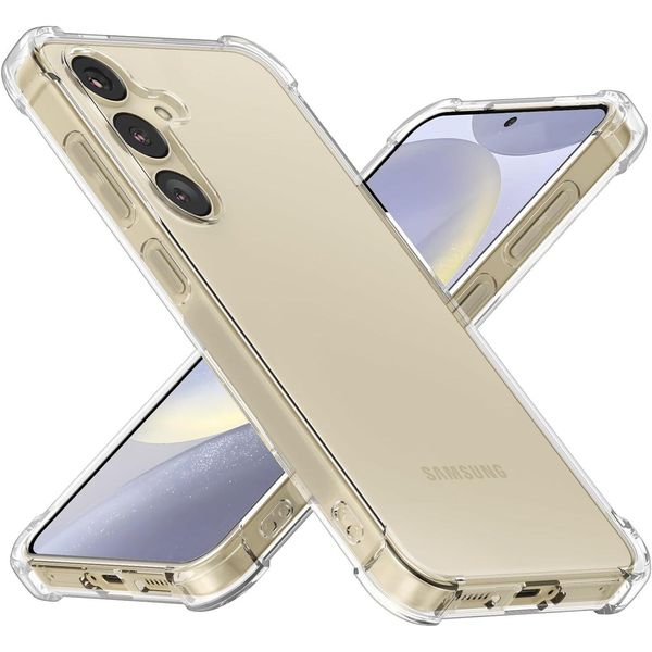 Custodia Per Samsung Galaxy S24 Paraurti Trasparente In Tpu Morbido, Custodia Protettiva Antiurto-image