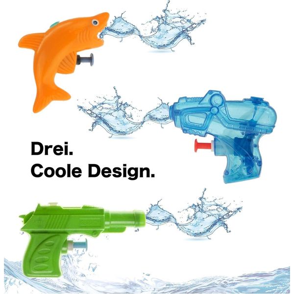 3X Pistola Ad Acqua Mix Di Pistole Ad Acqua Pistole A Spruzzo-image