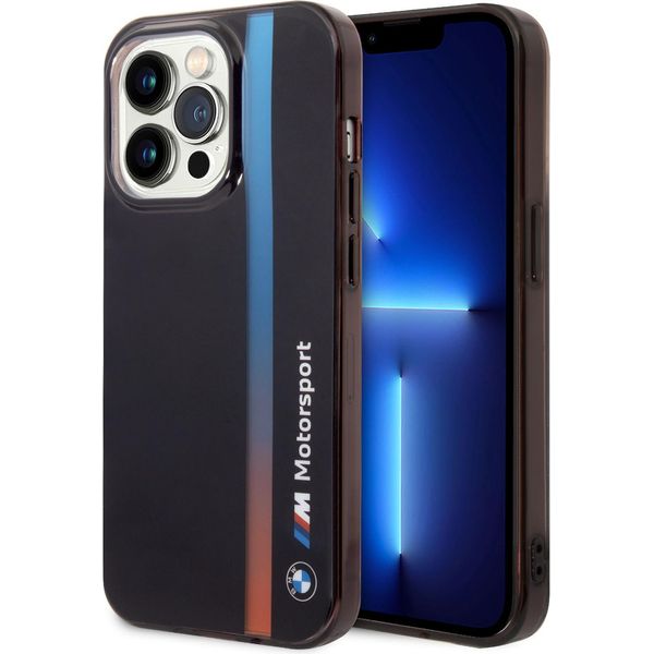 Etui Bmw Bmhcp14L22Hvgv Iphone 14 Pro6.1 Czarny/Black Iml Tricolor Stripe-image