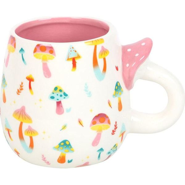 Something Different - Tazza Da Caffè "Funky Fungi"" SD6688 (Taglia Unica) (Bianco)"-image