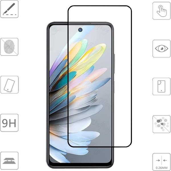 Per Zte Blade A75 4G 2X 3D Premium Display Full 0,3 Mm H9 Protezione Dello Schermo In Vetro Temperato-image