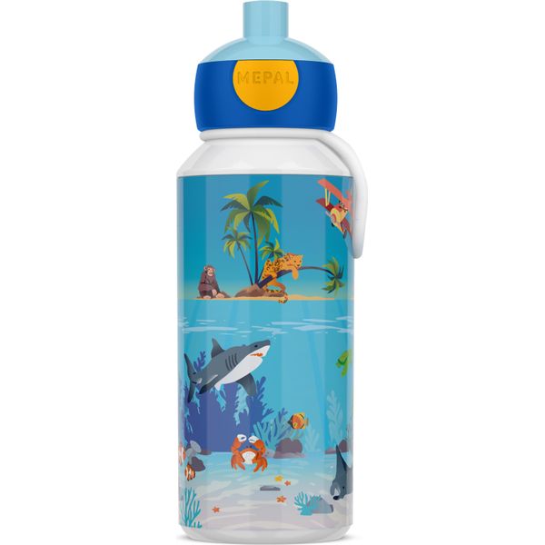 Mepal Campus Pop-Up Trinkflasche Pop-Up Campus 400 Ml - Oceano Tropicale 64 X 70 X 184 107410065410-image