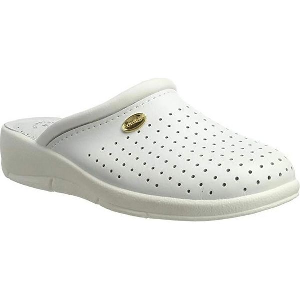 Dek - Zoccoli Da Donna In Pelle DF2518 (39,5 Eu) (Bianco)-image