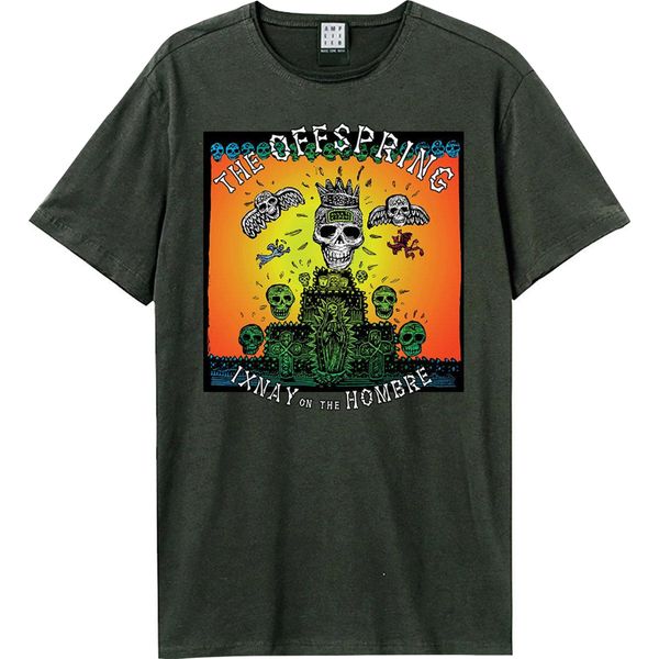 Amplified - Maglietta "Ixnay On The Hombre"" Per Uomo/Donna Unisex GD2285 (S) (Charcoal)"-image