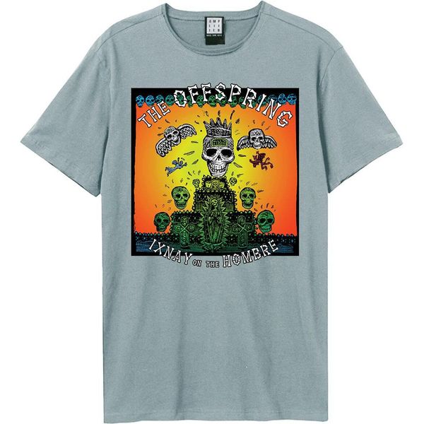 Amplified - Maglietta "Ixnay On The Hombre"" Per Uomo/Donna Unisex GD2285 (Xs) (Strange Blue)"-image